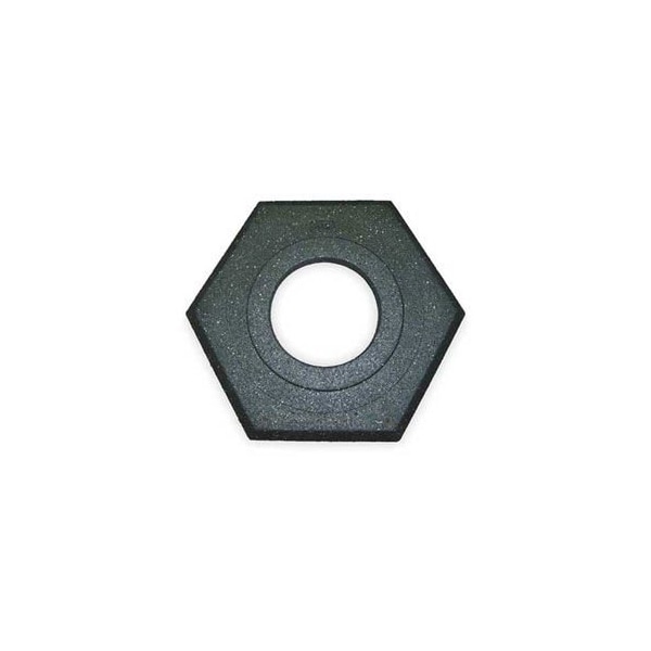 Cortina Safety Products Rubber, 3 in Height, 15 in Length, Black 03-752-16# - main